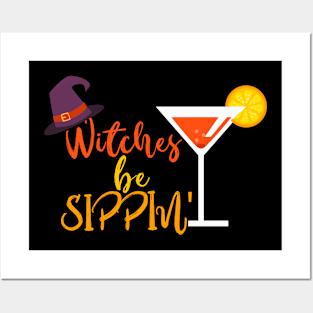 Witches Party Drinking Halloween Costume Gift Posters and Art